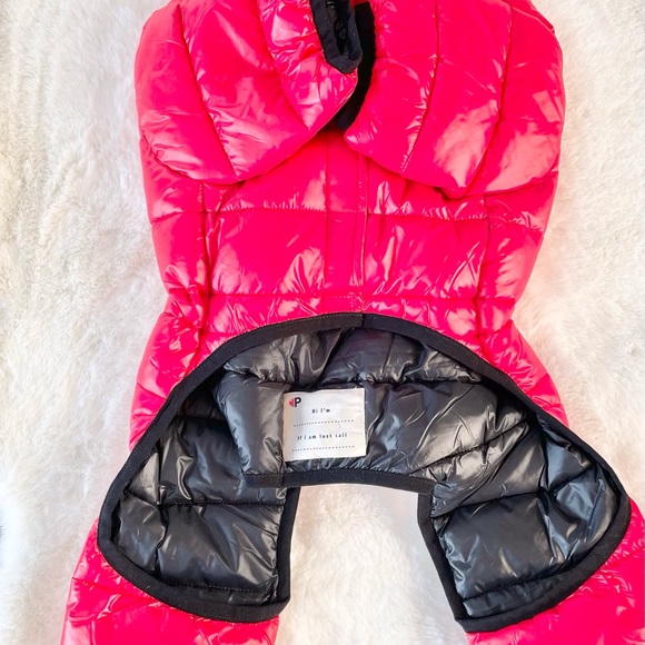 🐶New w/tag PAJAR PUP VINNIE QUILTED DOG SNOW SUIT INSULATED SZ MED CURRENT RED - Picture 2 of 9